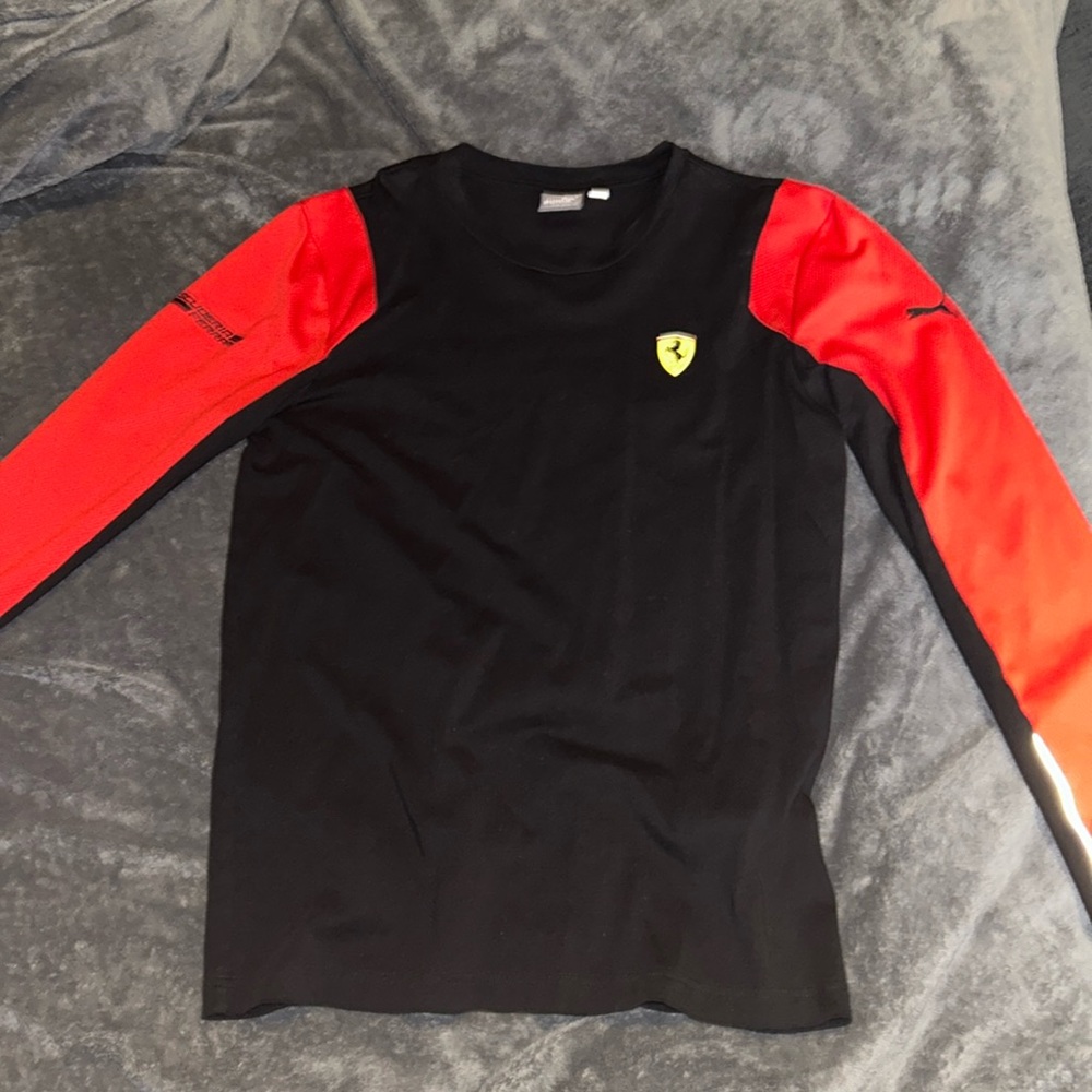 Puma Ferrari long sleeve shirt Never worn very high quality no tears or rips!!